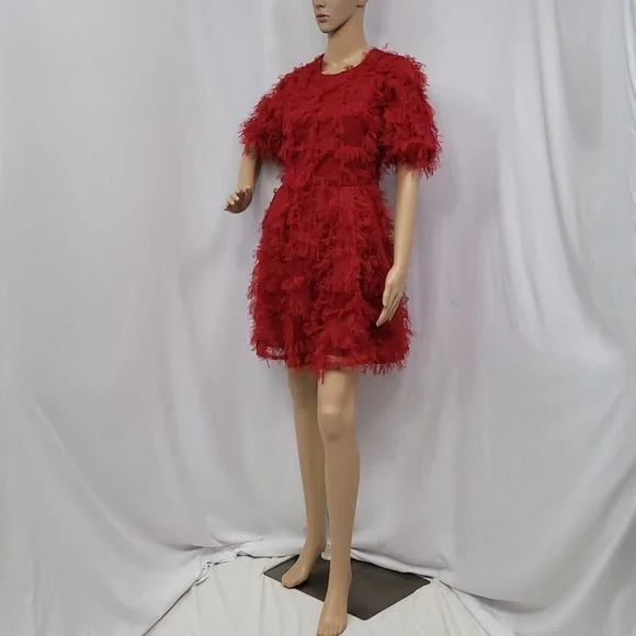 Endless Rose Texture Mesh  Overlay Mini Dress - Picture 11 of 17